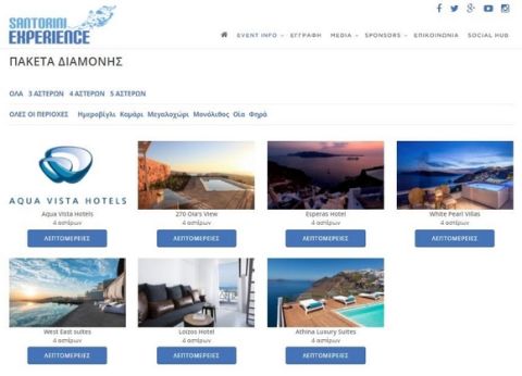Παγκόσμια προβολή του "Santorini Experience"