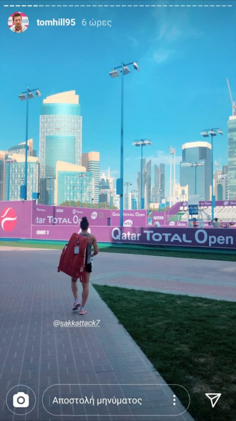 Προετοιμάζεται για το Qatar Open η Σάκκαρη