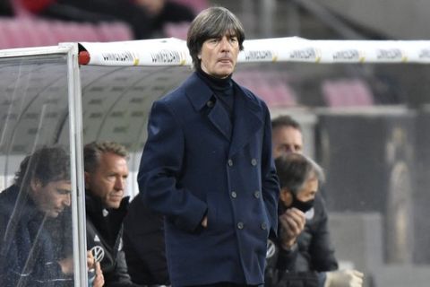 Ο προπονητής της Γερμανίας, Γιόαχιμ Λεβ (AP Photo/Martin Meissner)