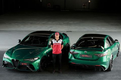 Ο Κίμι Ραϊκόνεν "πιστοποιεί" τη νέα Giulia GTA