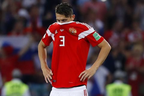 Απογοητευμένος παίκτης της Ρωσίας στο Παγκόσμιο Κύπελλο 2018