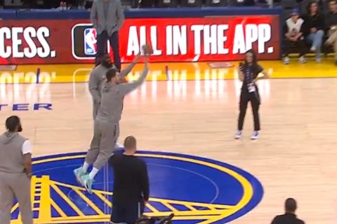 NBA: Ντόντσιτς και Κάρι έκαναν διαγωνισμό σε σουτ από το κέντρο πριν το Γουόριορς - Μάβερικς