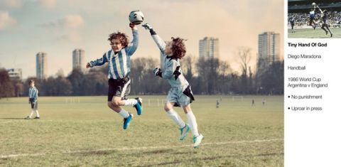 Παιδιά δημιουργούν ξανά διάσημες στιγμές του ποδοσφαίρου