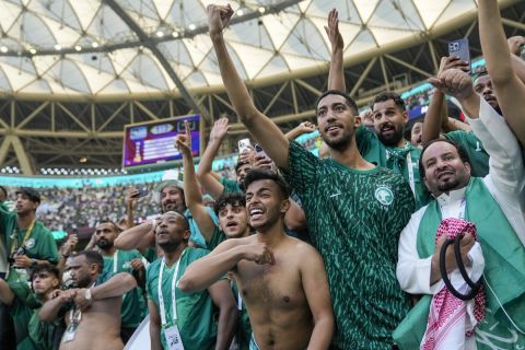 Μουντιάλ 2022: Η Σαουδική Αραβία κήρυξε εθνική αργία για την Τετάρτη για να εορταστεί ο θρίαμβος επί της Αργεντινής