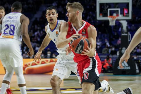 Η βαθμολογία της EuroLeague: Στο 19-3 η Ρεάλ Μαδρίτης, στο 12-9 ο Ολυμπιακός