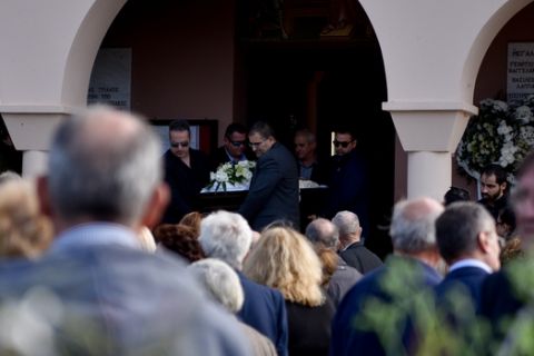 Κηδεία του διαιτητή Περικλή Βασιλάκη στην Πρέβεζα(EUROKINISSI/ΕΥΣΤΑΘΙΟΥ ΓΙΩΡΓΟΣ)