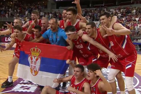 Eurobasket U18: Πρωταθλήτρια Ευρώπης η Σερβία, 99-90 την Λετονία