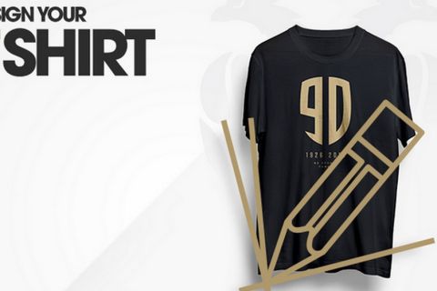 Design your PAOK 90 years t-shirt