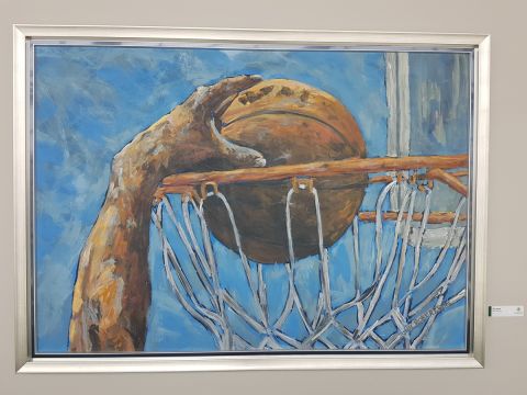 The Dunk. Ο πίνακας που θα ήθελε κάθε φαν του μπάσκετ στο σαλόνι του.