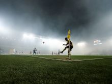 Οι 21 εντυπωσιακές φωτογραφίες από τον φακό του SPORT24 στο ιστορικό πρώτο ματς της Ένωσης στην "λάβα" της OPAP Arena