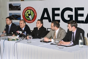 Η συνέντευξη Τύπου του “AEGEAN TENNIS CUP”