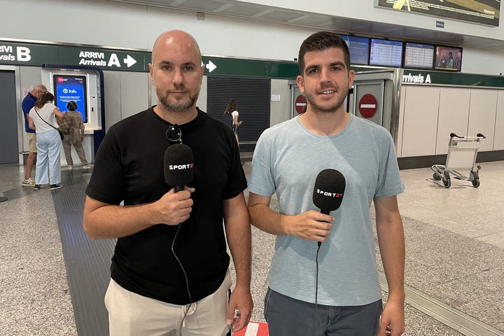 Το SPORT24 στην άφιξη της Εθνικής