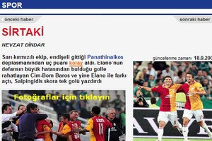 Ειρωνικός ο τουρκικός Τύπος για ΠΑΟ