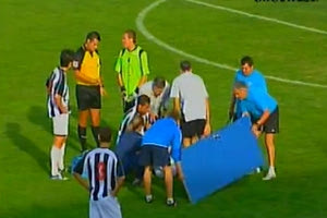 Μεταφορά τραυματία με… πόρτα αντί για φορείο!
