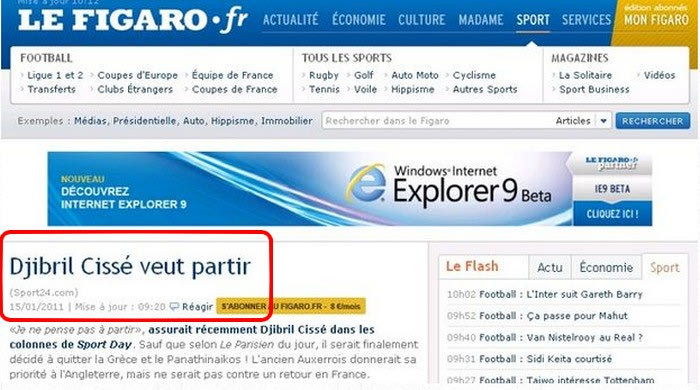 “Διαπραγματεύσεις ΠΑΟ-Μπορντό για Σισέ”