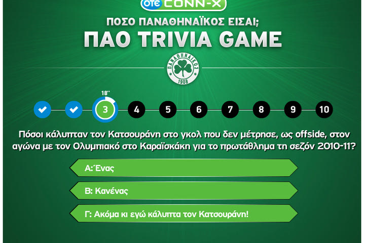 Το Conn-x σε καλεί να αποδείξεις πόσο Παναθηναϊκός είσαι!