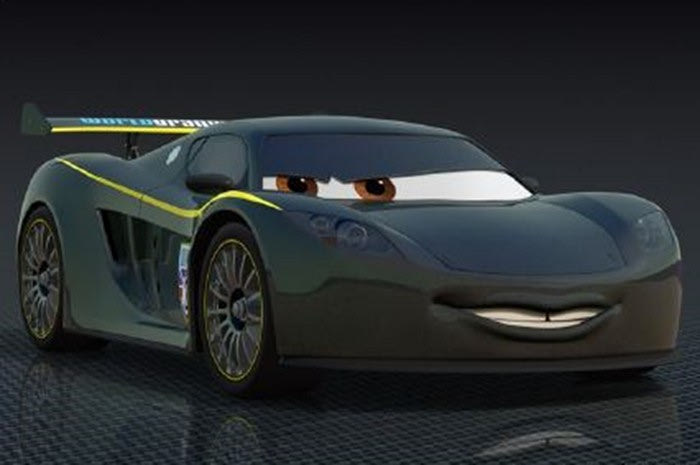 O Χάμιλτον πρωταγωνιστεί στο Cars 2