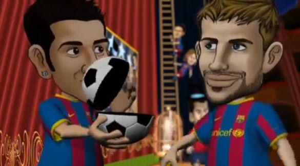 Τα cartoons της Μπαρτσελόνα πάνε Wembley!
