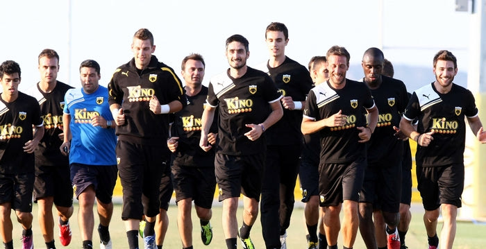 Το Sport24 στην προπόνηση της ΑΕΚ (video)