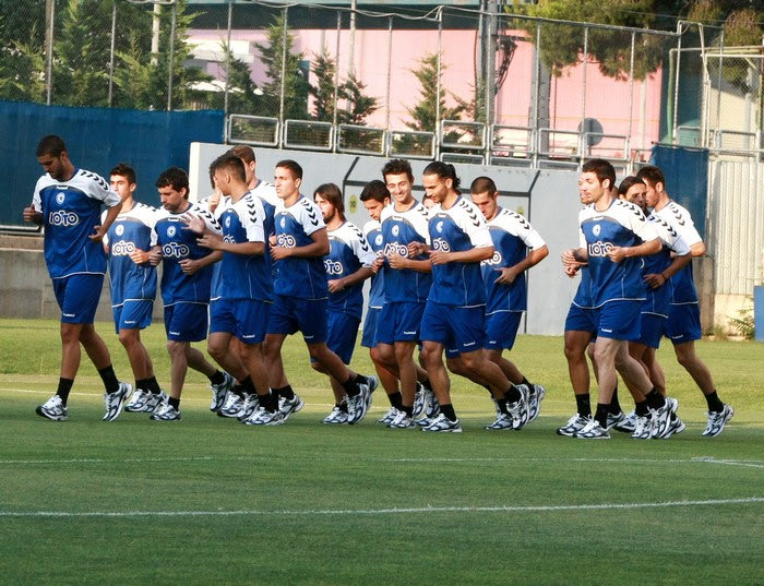 Πρώτη προπόνηση στη Βουλγαρία