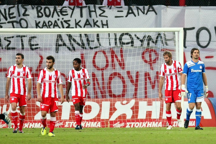 Ήταν θέμα χρόνου η γκέλα για τον Ολυμπιακό