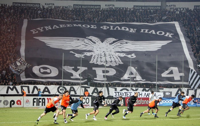 Eυρωπαϊκή… παράσταση από τους οπαδούς του ΠΑΟΚ