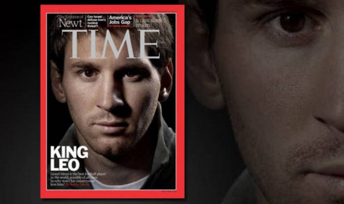 O Μέσι στο εξώφυλλο του “Time”