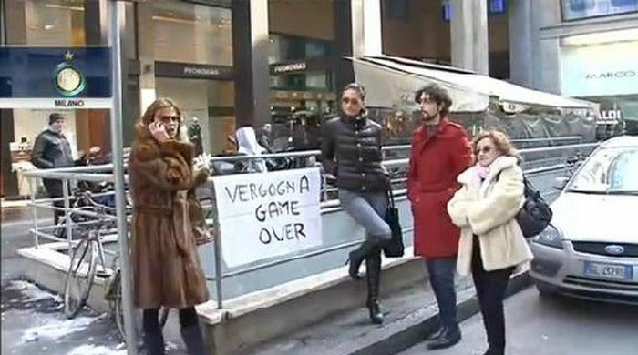 Γούνινη… διαμαρτυρία για την κρίση της Ίντερ!