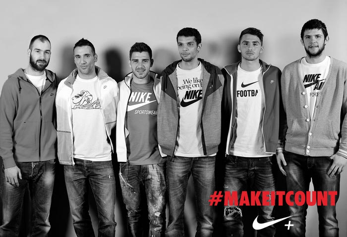 Κορυφαίοι αθλητές στο νέο κατάστημα Nike στο Σύνταγμα
