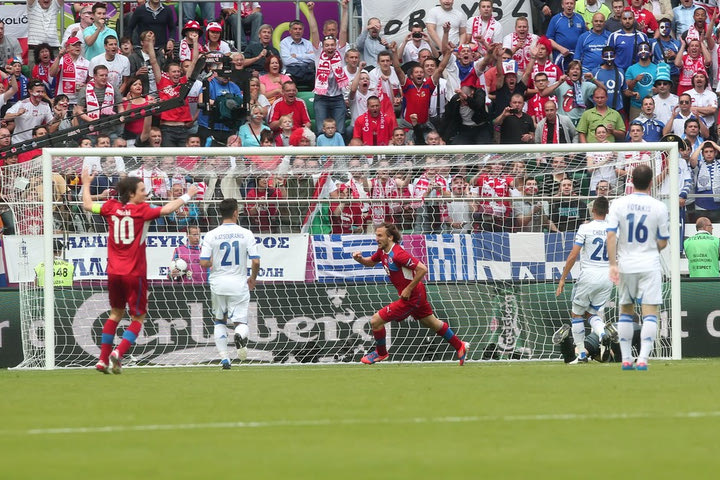 Ελλάδα-Τσεχία 1-2 (videos, 3D replays, photos)