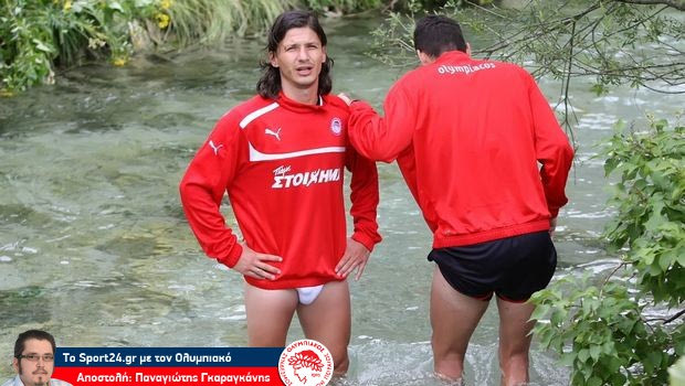 Αποθεραπεία στα παγωμένα νερά της λίμνης!
