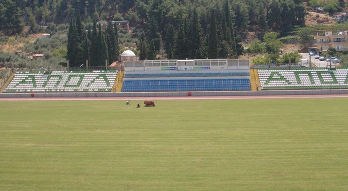 Έτοιμος ο χλοοτάπητας στην Λιβαδειά