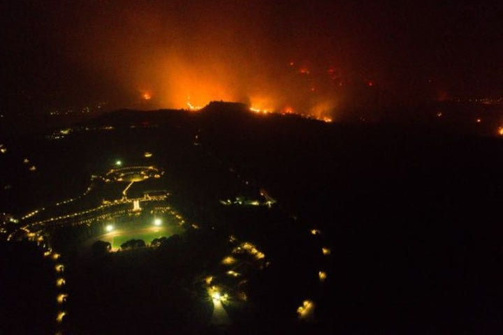 Η νύχτα – εφιάλτης που η φωτιά έφτασε 500 μέτρα από την Αρχαία Ολυμπία