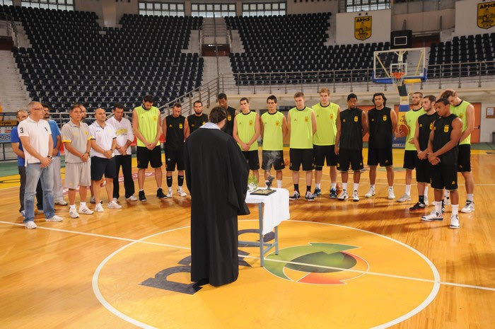 Αγιασμός σε αναμονή της FIBA