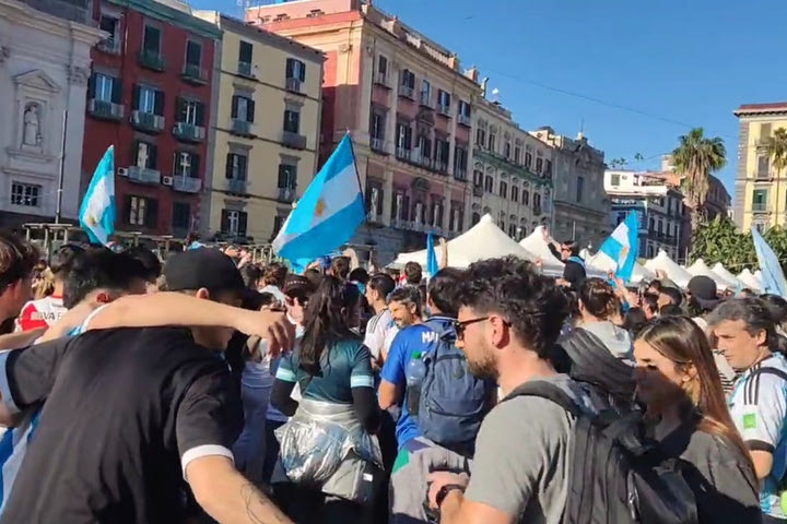 Μουντιάλ 2022: Οι Ναπολιτάνοι είναι στο πόδι για την Αργεντινή