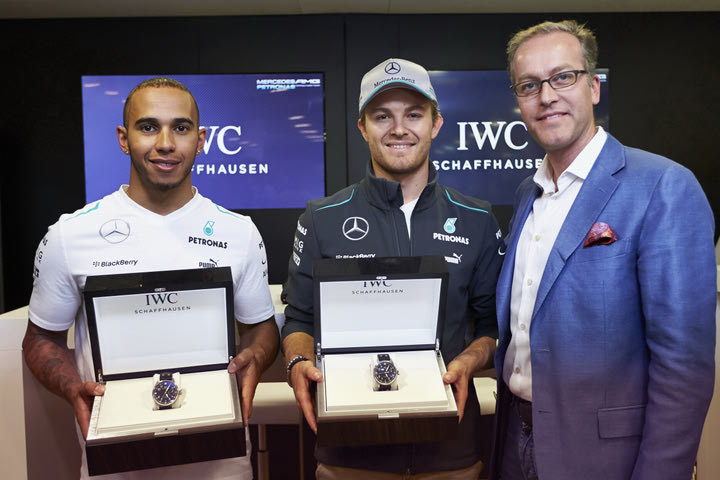 Ο Lewis Hamilton και ο Nico Rosberg, οι νέοι πρεσβευτές της IWC Schaffhausen