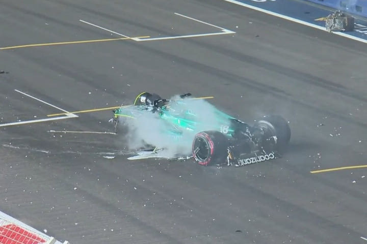 Formula 1, GP Σιγκαπούρης: Το σφοδρό ατύχημα του Στρολ και η κόκκινη σημαία στις κατατακτήριες