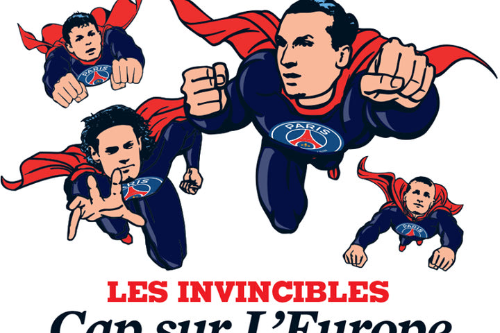 Ο Ιμπραχίμοβιτς (και η παρέα του) ως Superman στο France Football