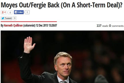 Φεύγει ο Μόγιες, επιστρέφει ο Φέργκιουσον;