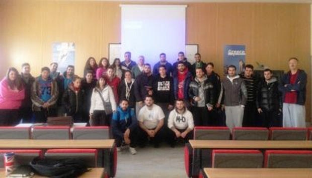 Ομιλία Σούλη και Χάρη Μαρκόπουλου σε φοιτητές