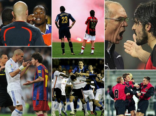 Ιστορικοί καυγάδες στο Champions League