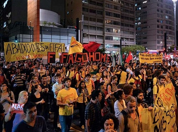 Η Βραζιλία που διαμαρτύρεται…