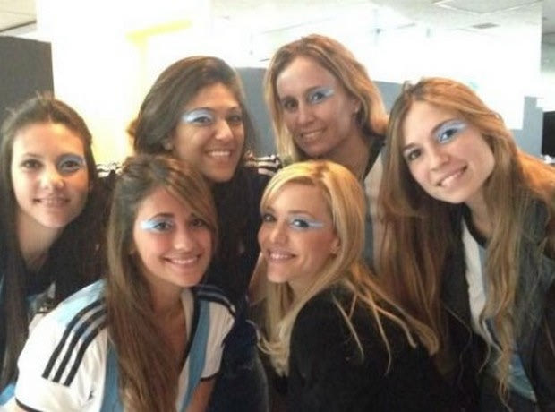 Η γούρικη selfie των Αργεντίνων Wags
