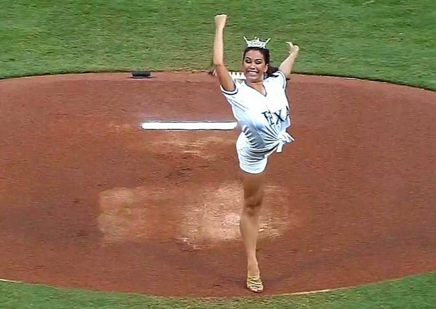 Δεν κάνει για μπέιζμπολ η Miss Texas