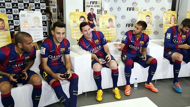 Μέσι και Νεϊμάρ παίζουν… FIFA 15!