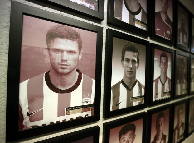 Ο Μπεργκ στο Philips Stadion