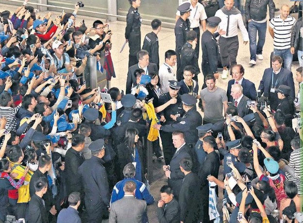 Τρέλα για τον Μέσι στην Κίνα