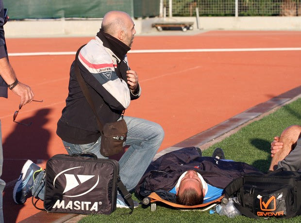 Σοκαριστικός τραυματισμός στο Νέα Ιωνία-Εθνικός Πειραιά
