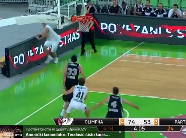 Απίστευτο καλάθι του Μάκοβιτς!!!