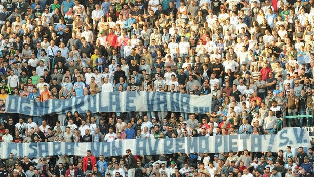 Το απειλητικό πανό προς τους οπαδούς της Ρόμα